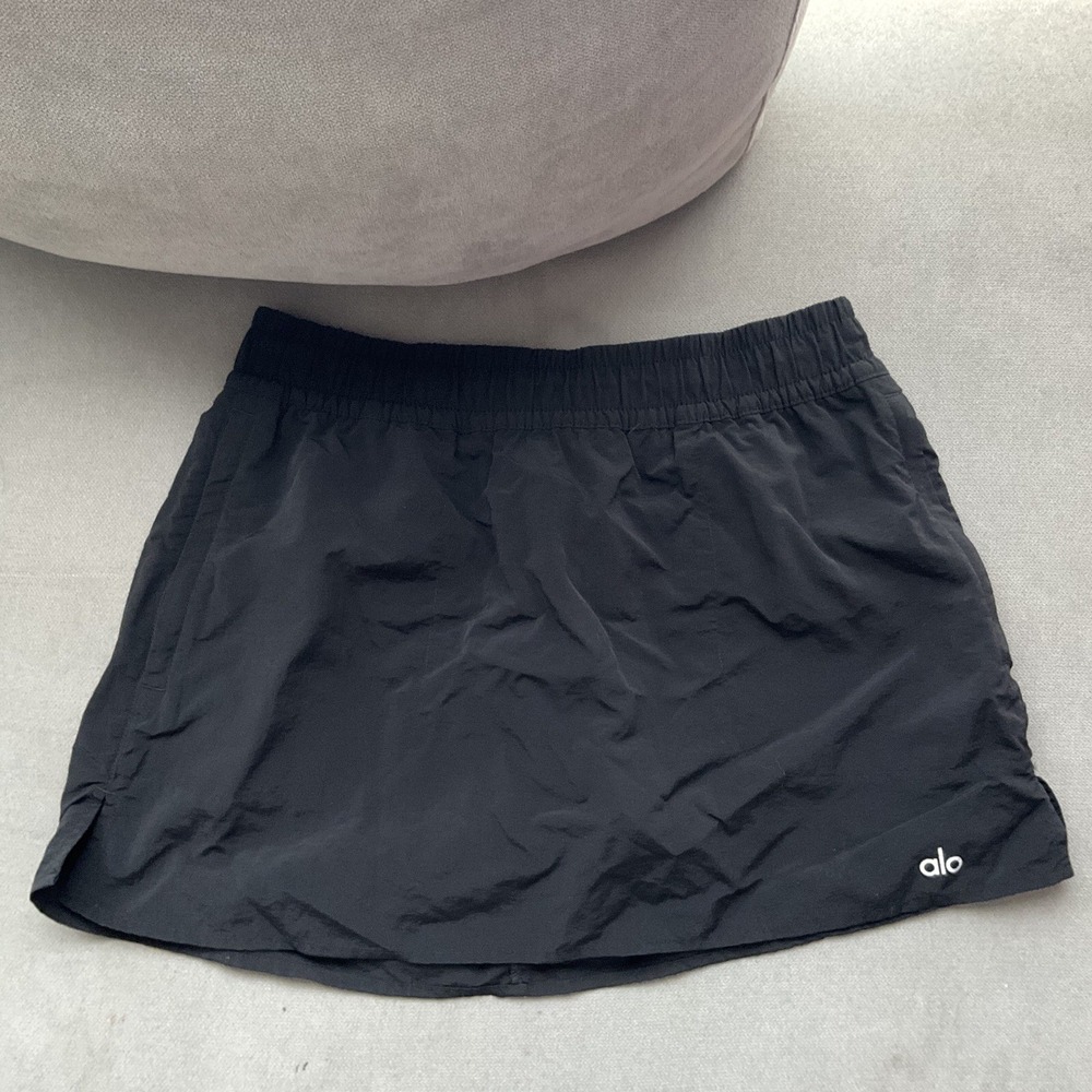 Alo Yoga Alumni Tennis Skirt Black S - Picture 5 of 9